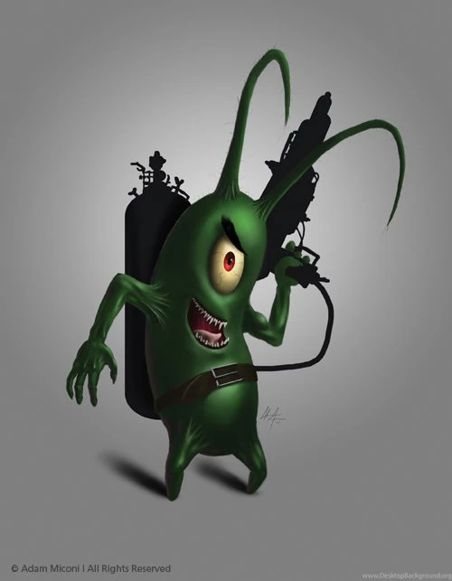 Sheldon J. Plankton By Adammiconi On DeviantArt