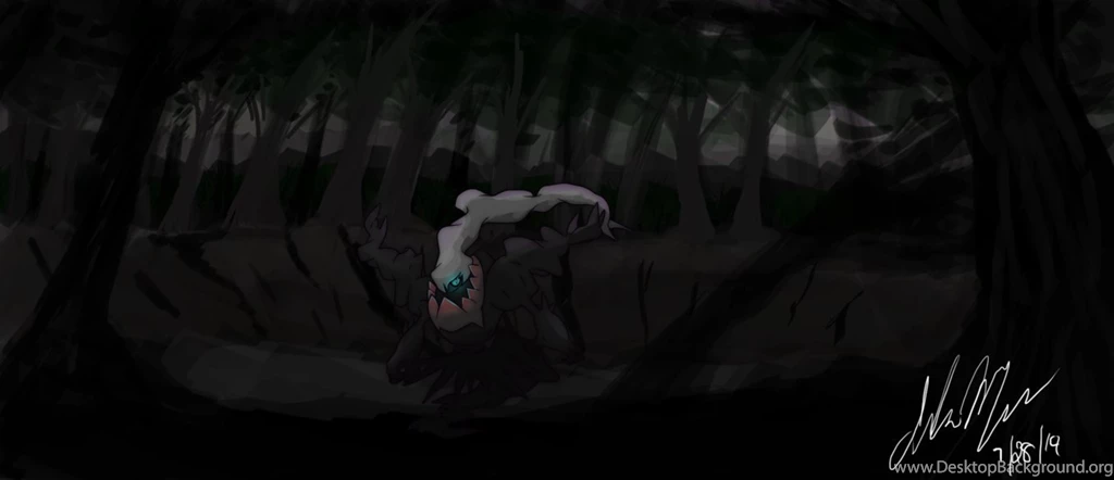 Darkrai On Newmoon Island By SonicX908 On DeviantArt