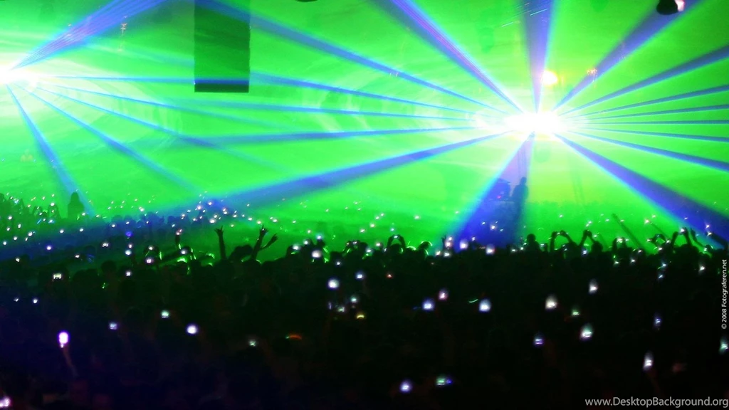Rave Trance Energy Laser Right Green Light Hd Wallpapers (