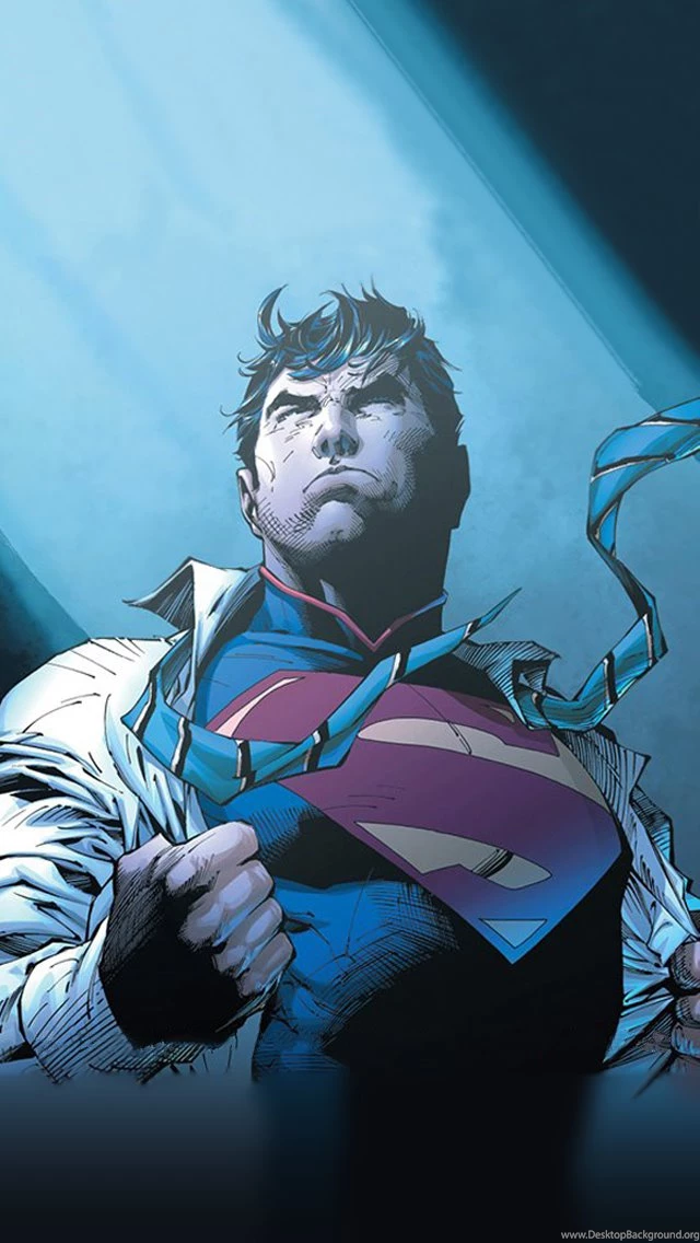Superman Being A Boss iPhone 5 Wallpapers (640x1136)