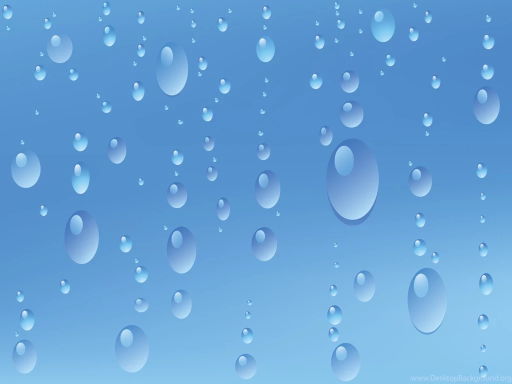 Raindrops On Blue Backgrounds ImgMob