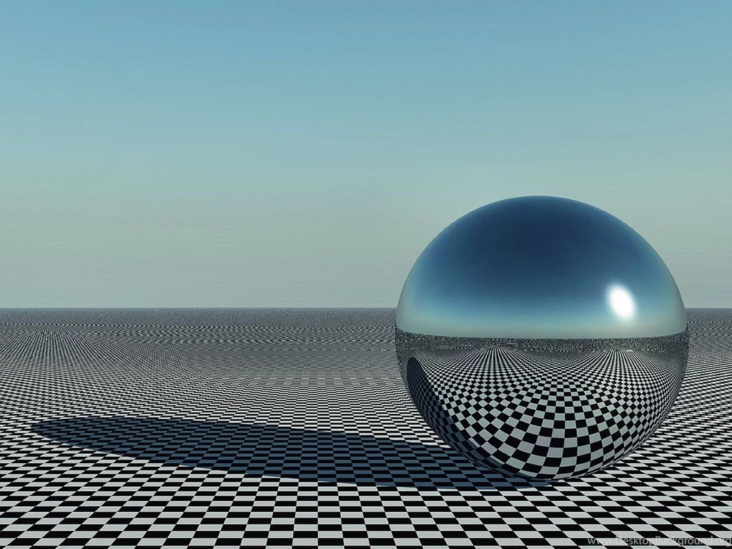 Download Desktop Wallpapers 3D Transparent Sphere On The Range