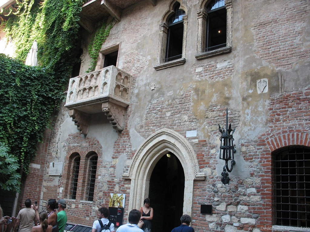 The House Where She Was Juliet In Verona, Italy Wallpapers And ...