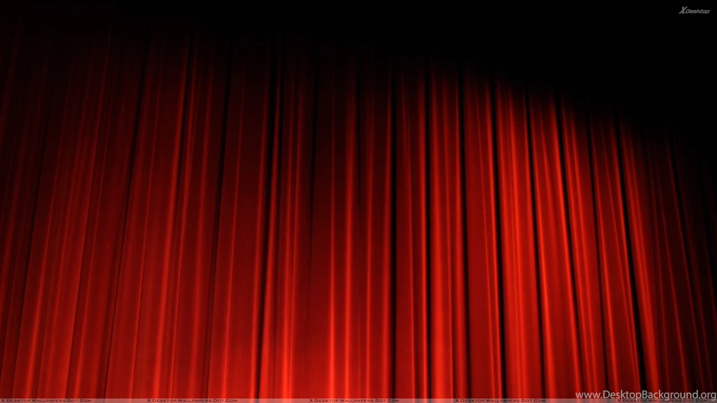 Red Curtain In Cinema Wallpapers