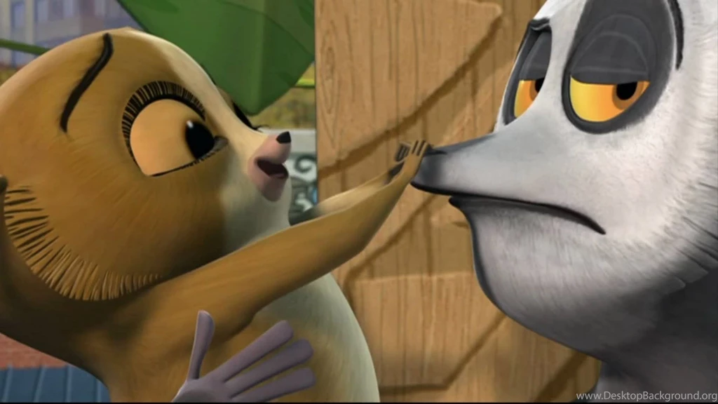 Los Pinguinos De Madagascar Rey Julien (voz De Mario Filio) "La ...