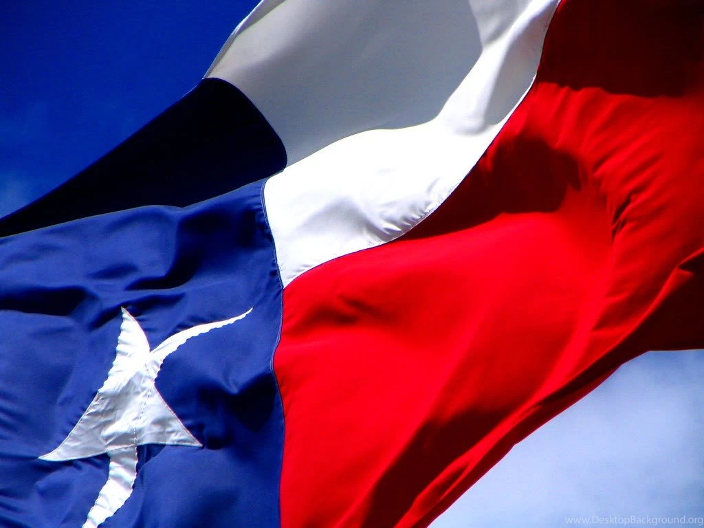 Austin flag and flagpole
