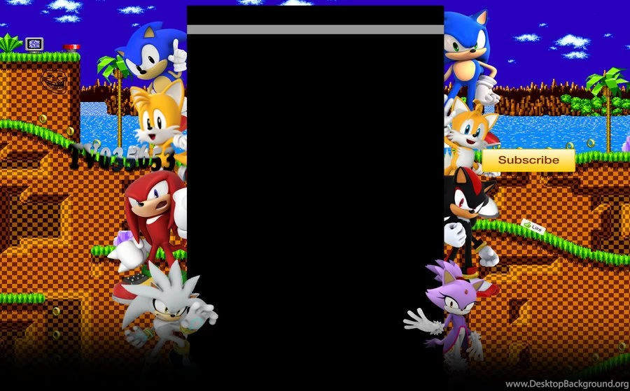Tv Sonic's Youtube Backgrounds I Made By Shajack On DeviantArt