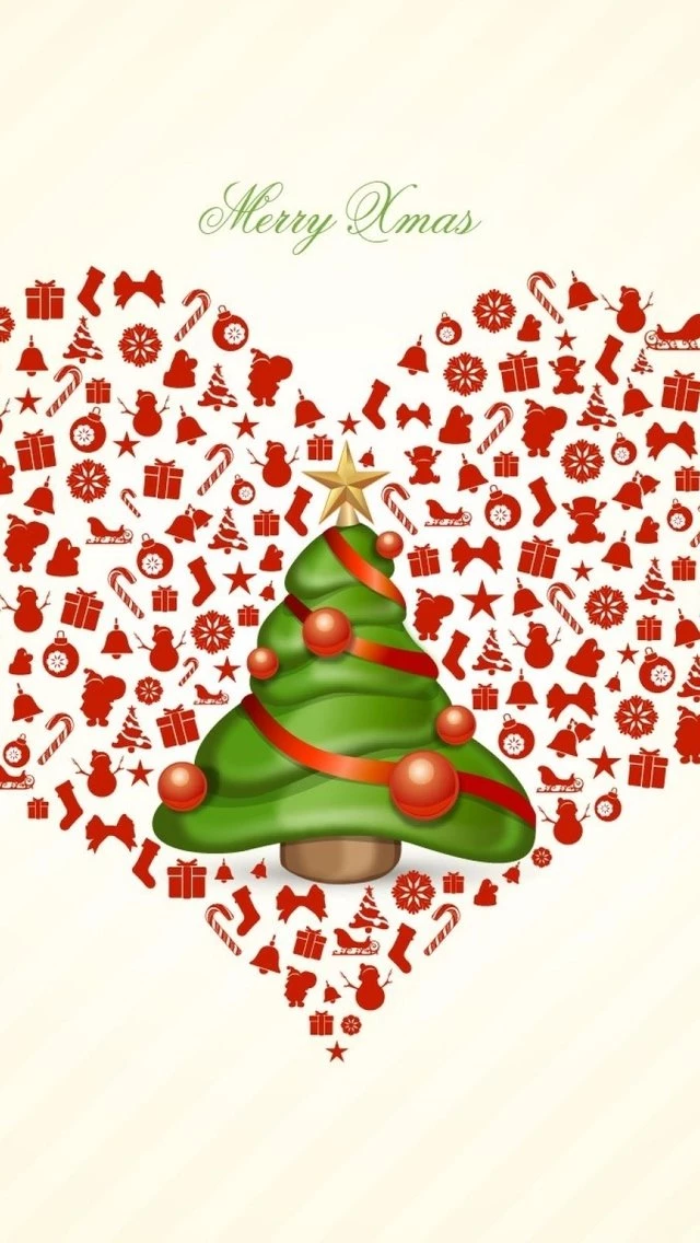 25+ Joyful And Lovely Christmas IPhone5 Wallpapers