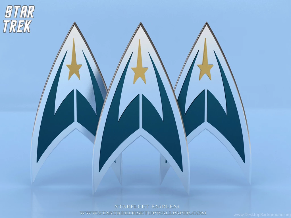 Star Trek Starfleet Emblem, Free Star Trek Computer Desktop Wallpapers
