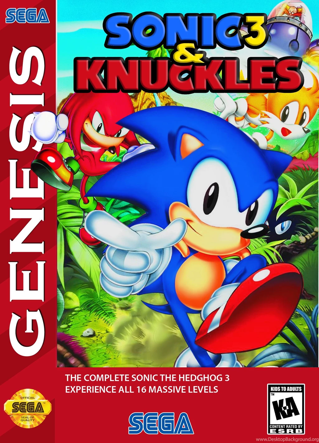 Sonic The Hedgehog 3 & Knuckles Info, Boxart, Banners, Fanart ...