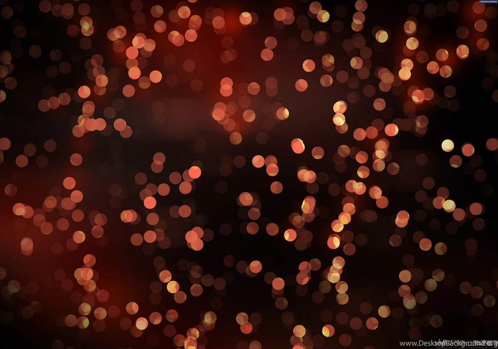 Defocured red lights