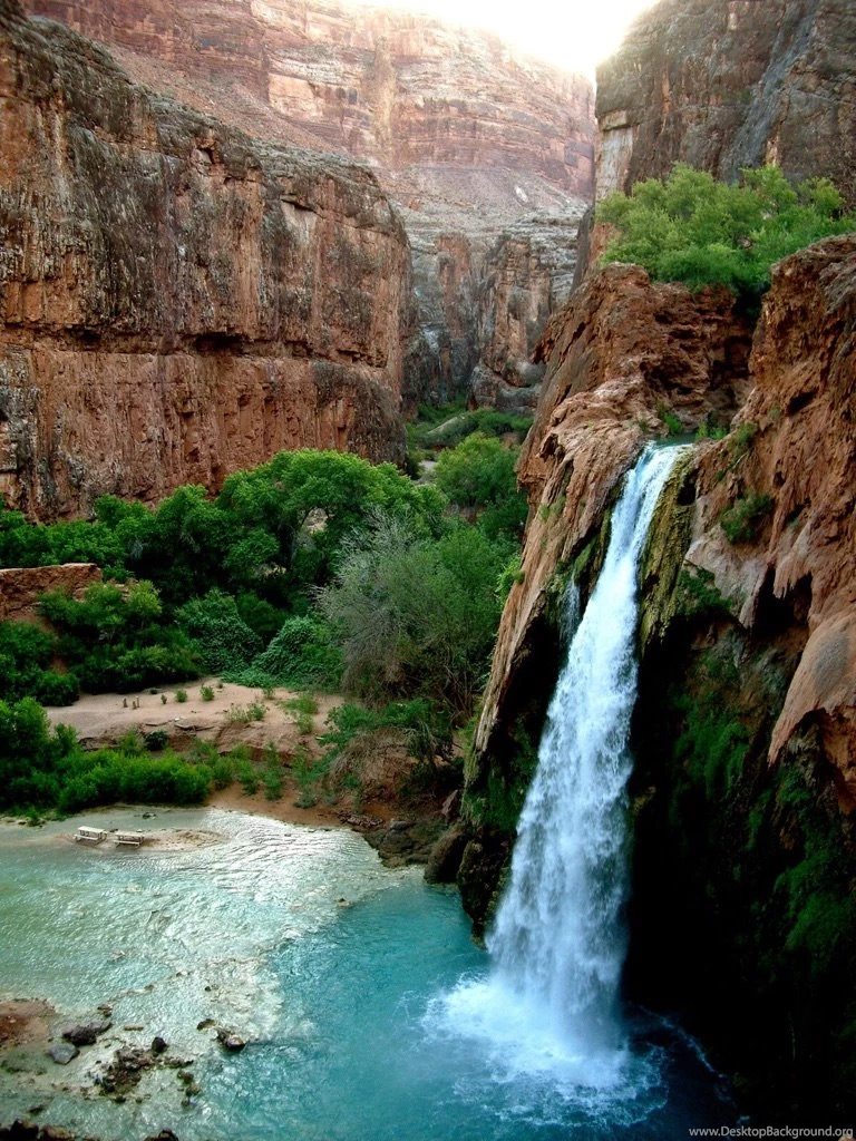 Havasupai, AZ iPhone 5 [768x1024] [OC] : EarthPorn