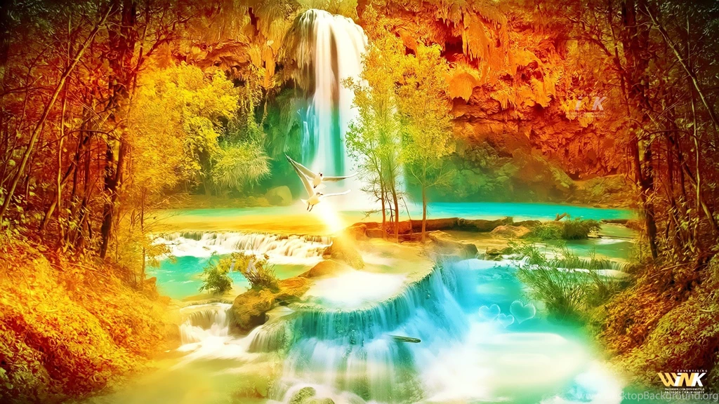 Exposition With A Waterfall Wallpapers And Images Wallpapers ...