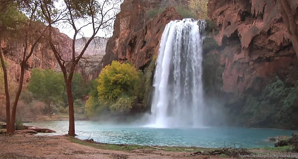 Havasu Falls, Grand Canyon, Arizona, Usa For Mobile Backgrounds 14 ...