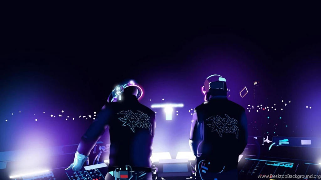 Wallpapers Girl Funk Music Daft Punk All 1366x768