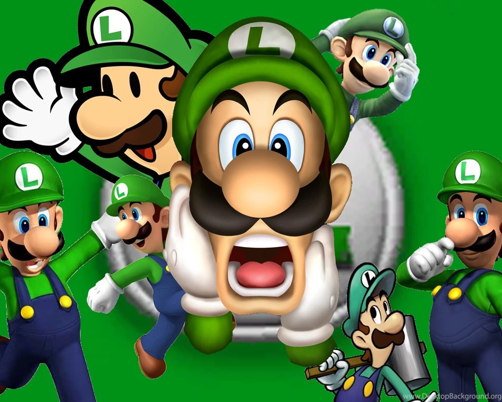 Luigi Super Mario Bros. Wallpapers (32954728) Fanpop