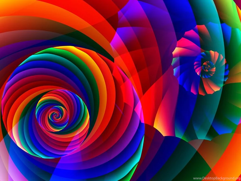 Fractal Art By Vicky, Color 7 Wallpapers