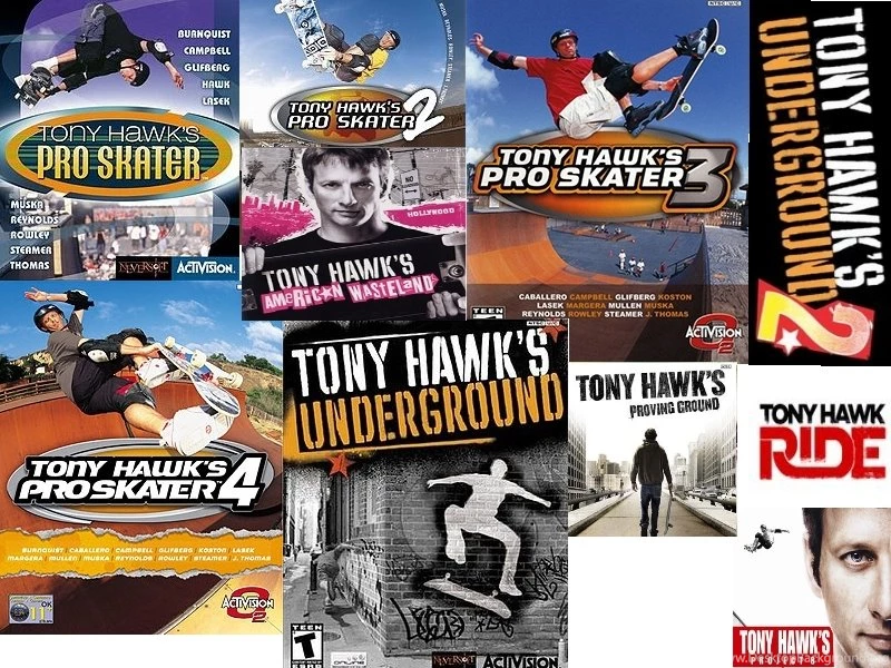 Tony Hawk Game Montage Tony Hawk Game Club Wallpapers (9217340 ...