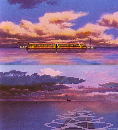 Spirited Away Train Scene Backgrounds Animation Lovers