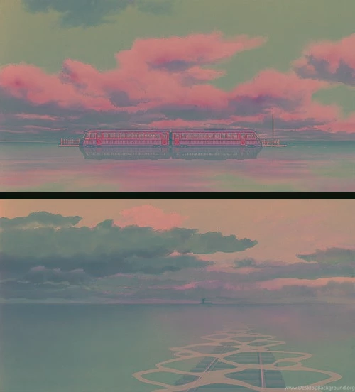 Views From The Train Scene In Spirited Away