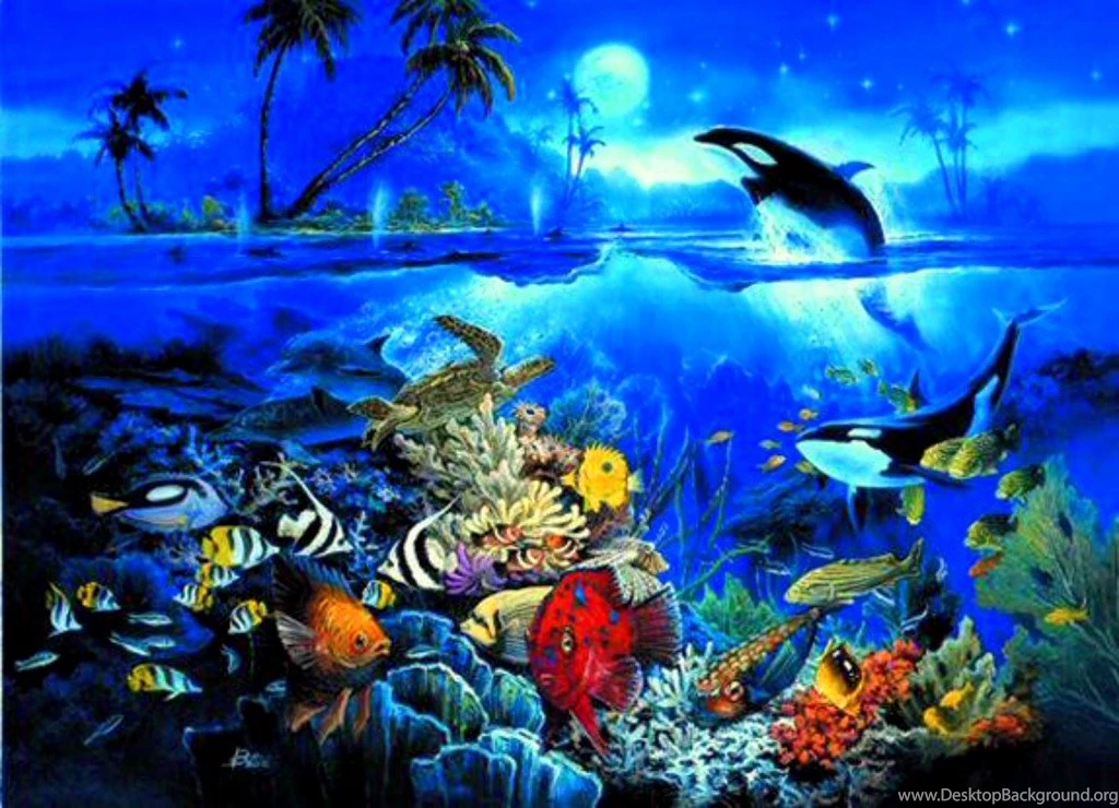 Underwater Ocean Backgrounds, Wallpaper, Underwater Ocean ...