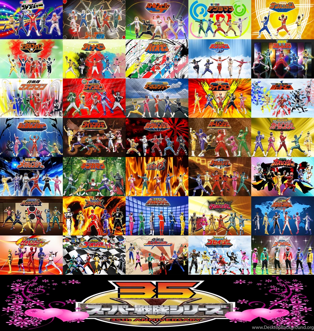 Super Sentai 35th Anniversary By Blackrebeu On DeviantArt