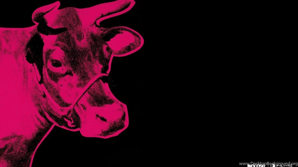 Cow wallpaper by andy warhol 80 58558 Desktop Wallpapers