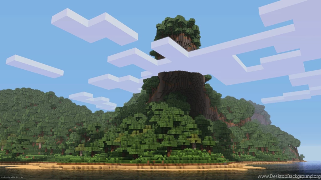 Download 1600x900 Minecraft Tower Blocks Wallpapers