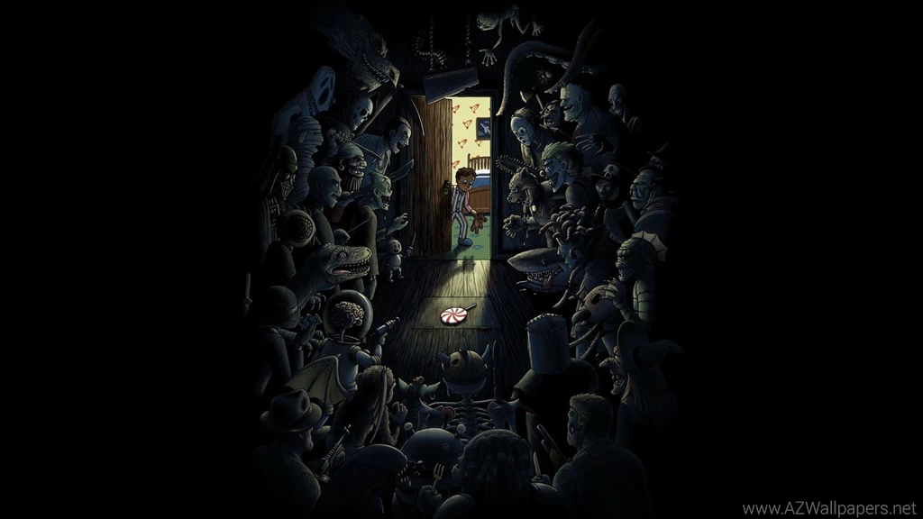 Holy Grail Sméagol Clown Ben Hartnett Closet Wallpapers