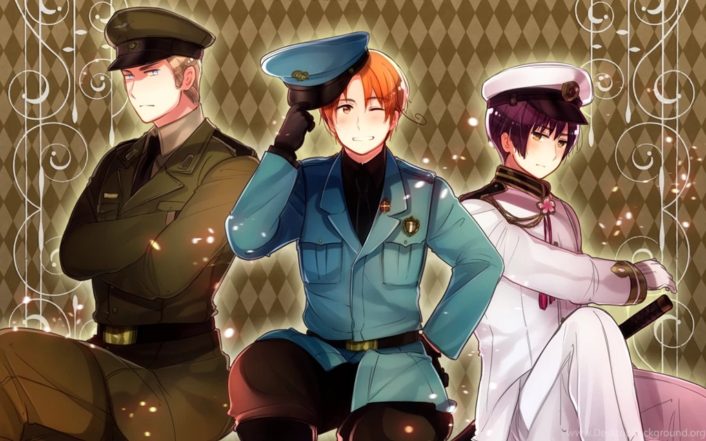 Axis Powers Hetalia Germany North Italy Japan Diamond Wallpapers ...