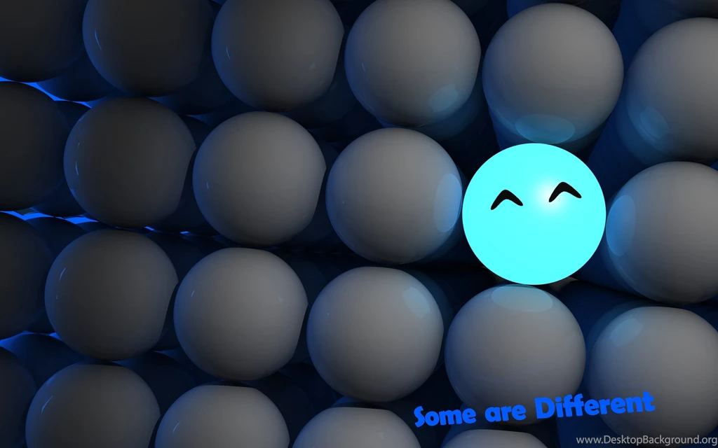 Download Cute Black And Blue Ball Smiley Wallpapers Free By Udhao.net