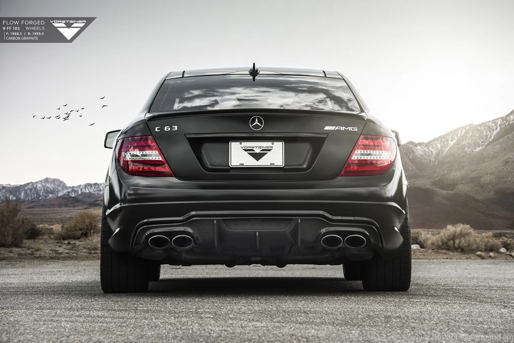 2015 Vorsteiner Mercedes Benz C63 AMG Black Modified Wallpapers ...