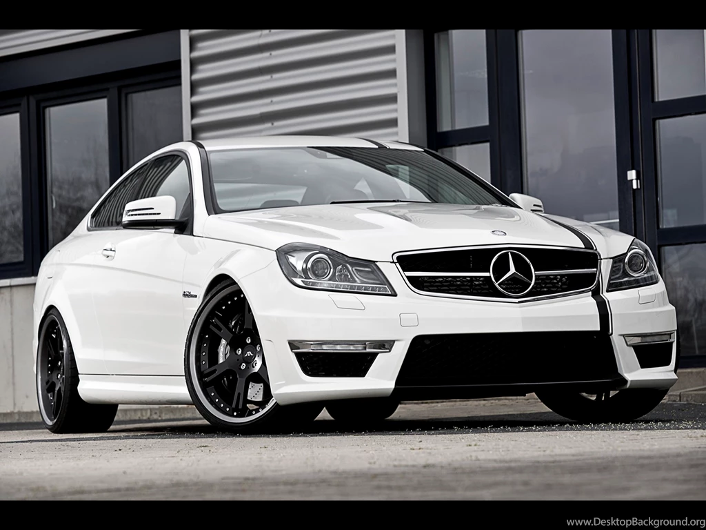 2012 Wheelsandmore Mercedes Benz C63 AMG Coupe   Front Angle ...