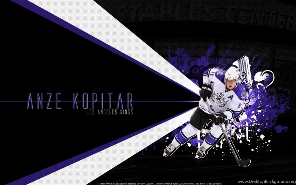 Wallpapers Anze Kopitar Los Angeles Kings 1280x800