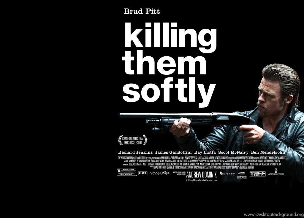 KILLING THEM SOFTLY Kill Pitt Crime Thriller Noir Weapon Gun ...