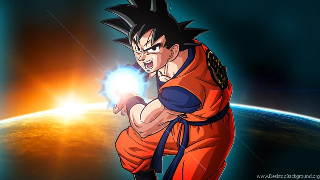 Dragon Ball Z Desktop Wallpapers Goku Kamehameha MyDigitalDesign.com