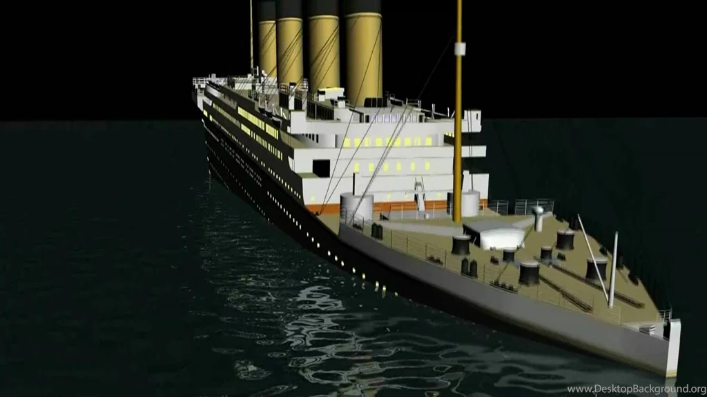 3D Titanic Sinking Animation HD YouTube