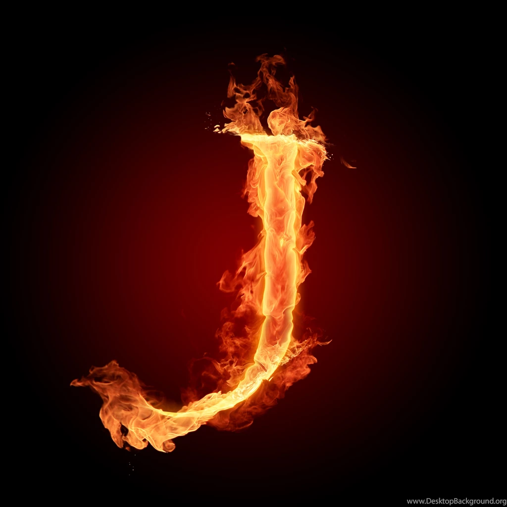 J Fire Letters Hd Wallpapers