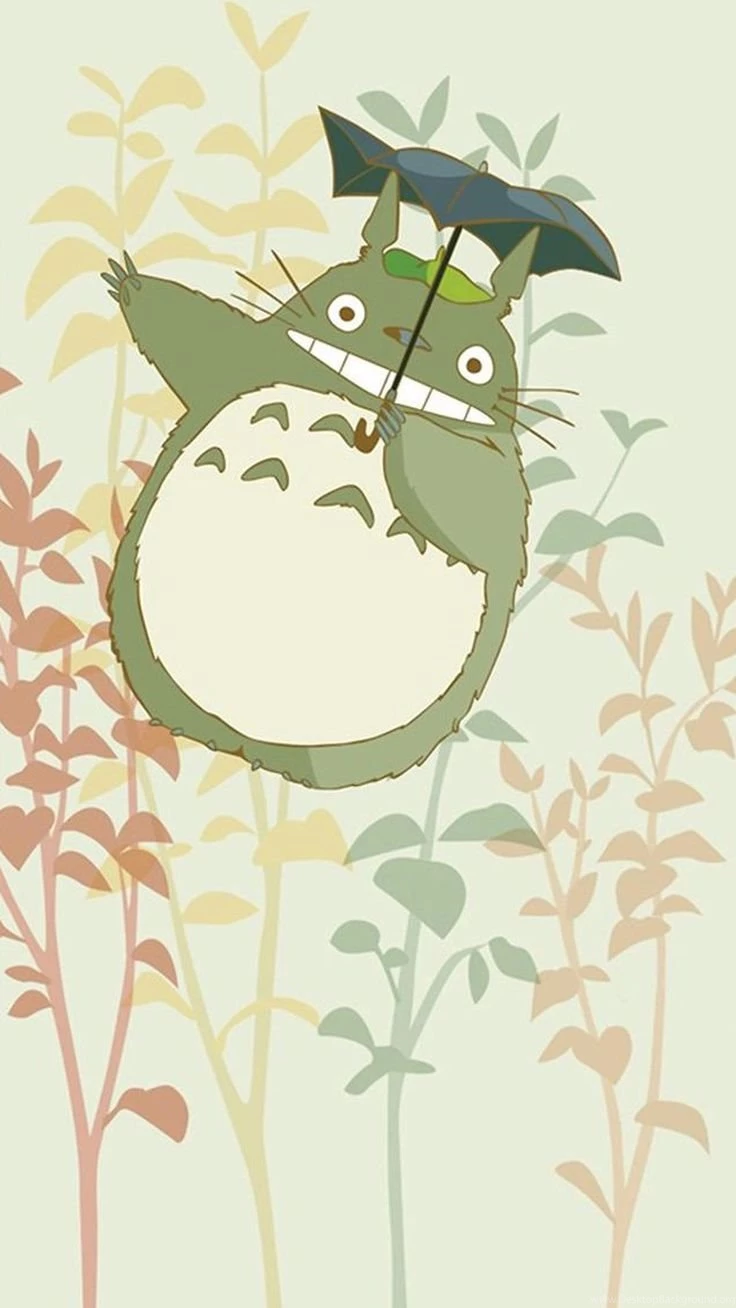 Cute My Neighbor Totoro iPhone 6 Wallpapers