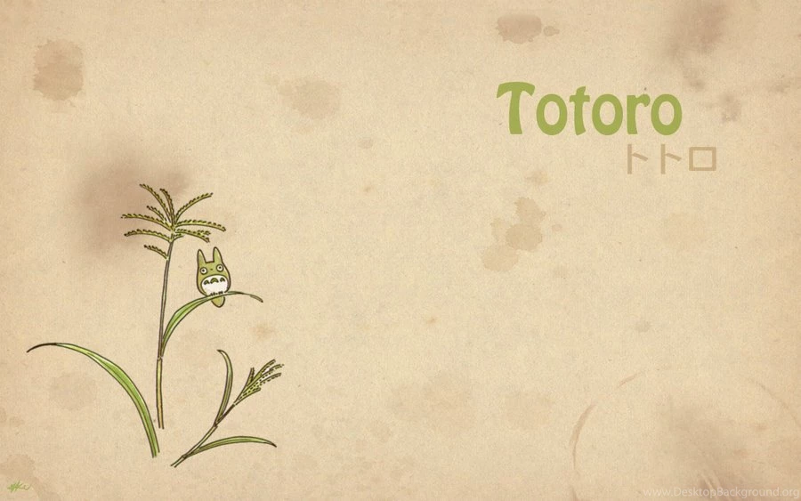 Cute Totoro Wallpapers Also My Neighbor Totoro Along With Tonari No ...