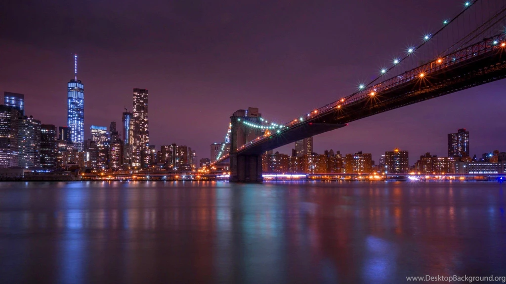 Manhattan Taken From Brooklyn Bridge Park Uhd Wallpapers Ultra ...