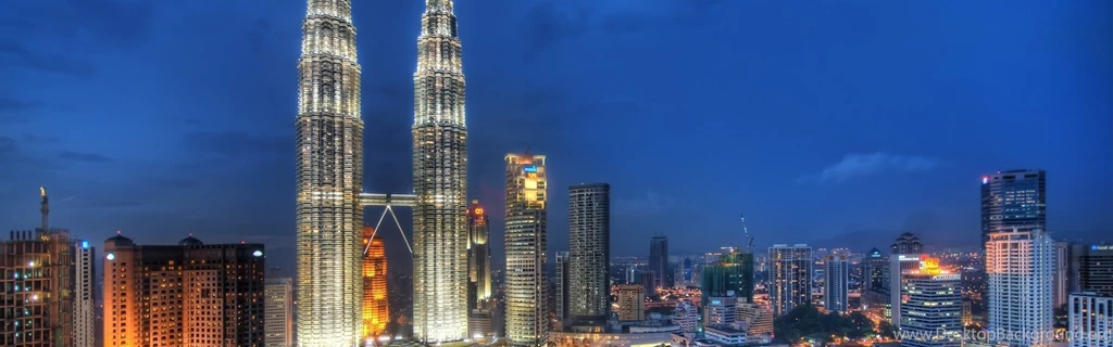 Download Wallpapers 3840x1200 Kuala Lumpur, Malaysia, Skyscrapers ...
