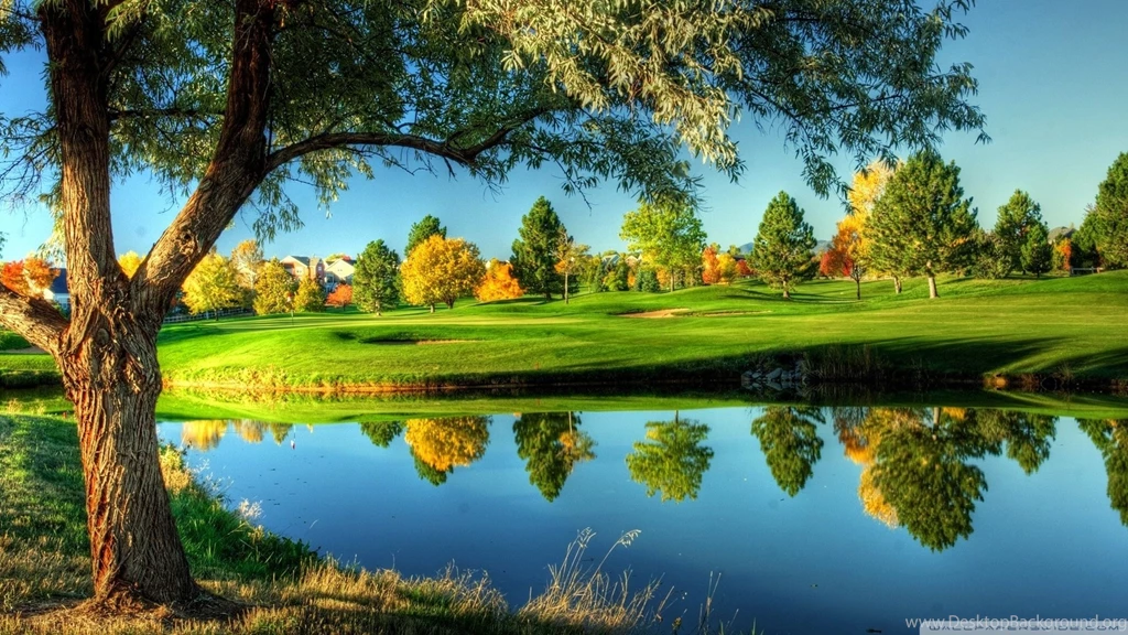 Golf Course Landscape HD Desktop Wallpapers : High Definition ...