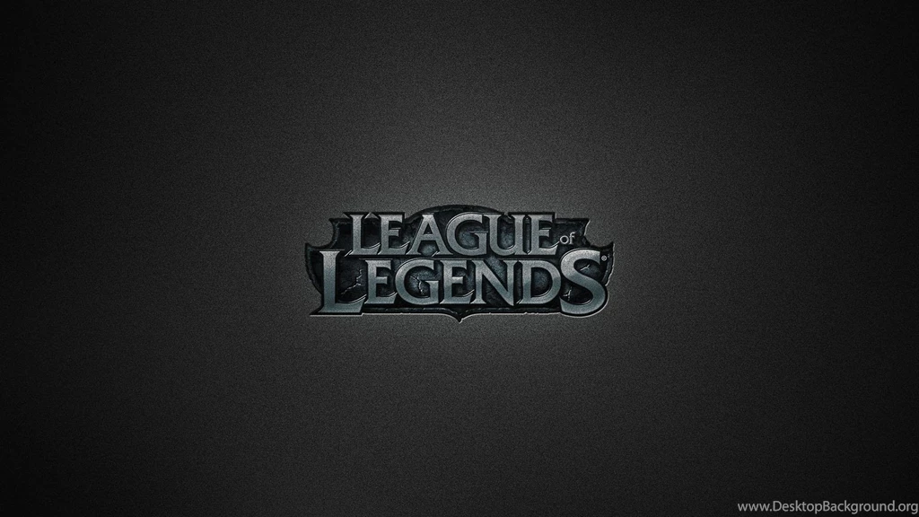 League Of Legends Gray Logo HD Desktop Wallpapers : Widescreen ...