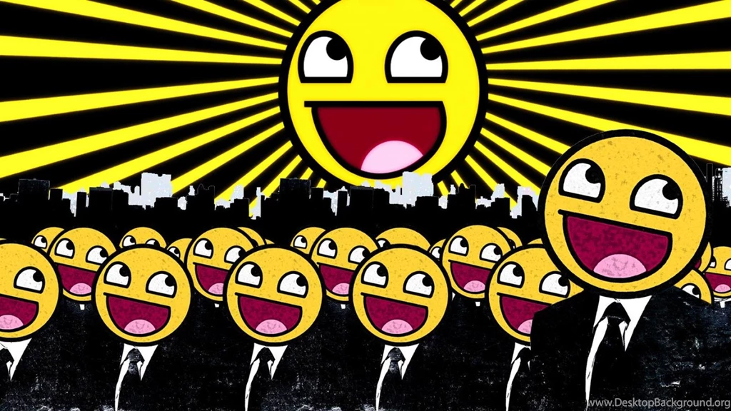 Awesome Smiley Wallpapers 1440x900   (