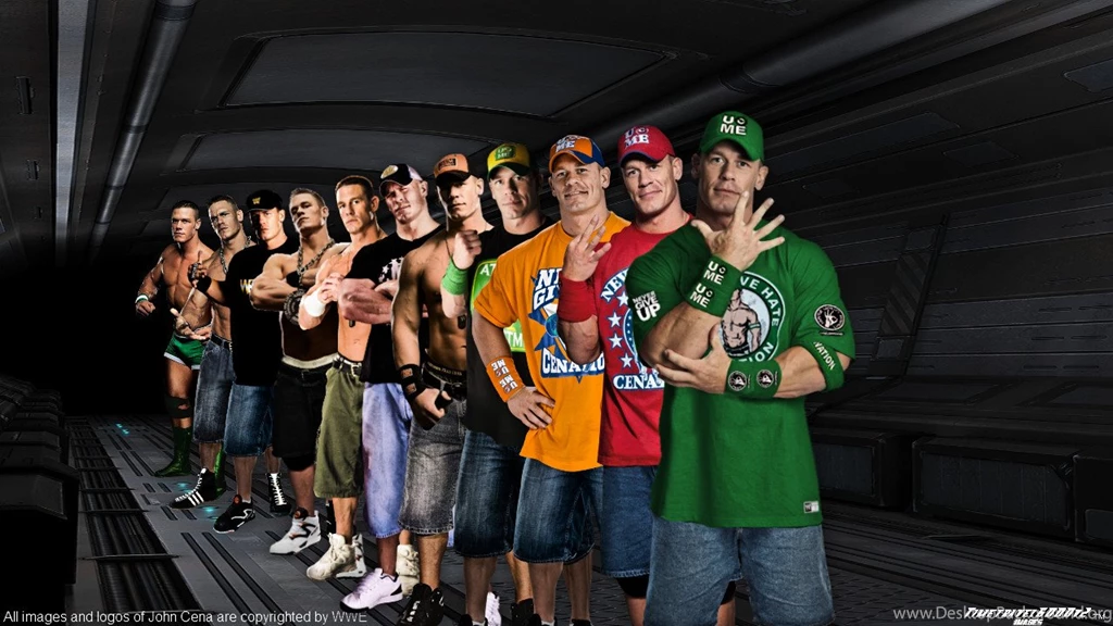 WWE WALLPAPERS: John Cena In Green Shirt