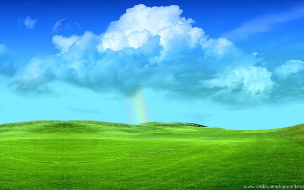 Clouds Sky Rainbow Grass Fields Hills HD Wallpapers Wallpapers ...