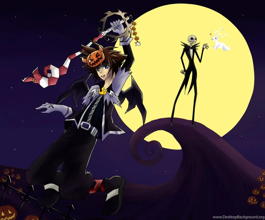 Kingdom Hearts Halloween Town Wallpapers