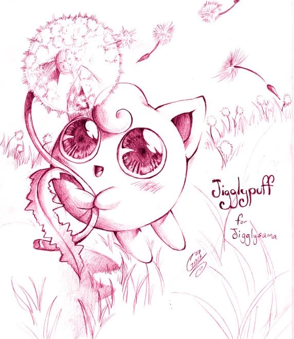 Jigglypuff On A Cloud By JA punkster On DeviantArt