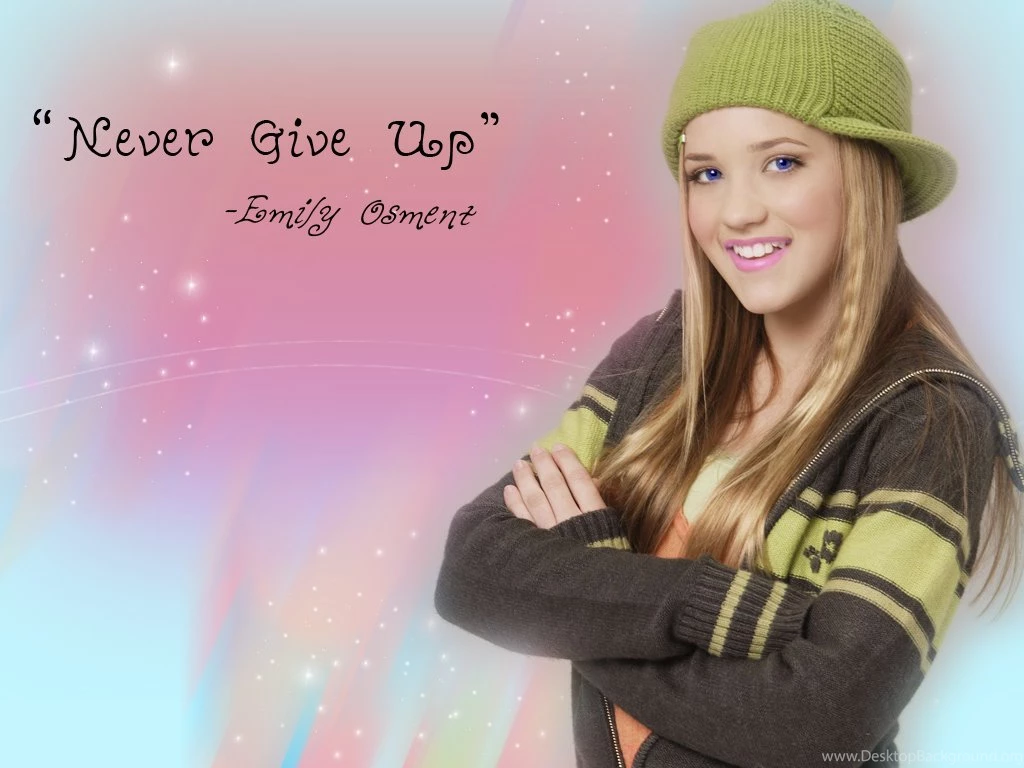 NEVER GIVE UP Emily Osment Wallpapers (1819636) Fanpop